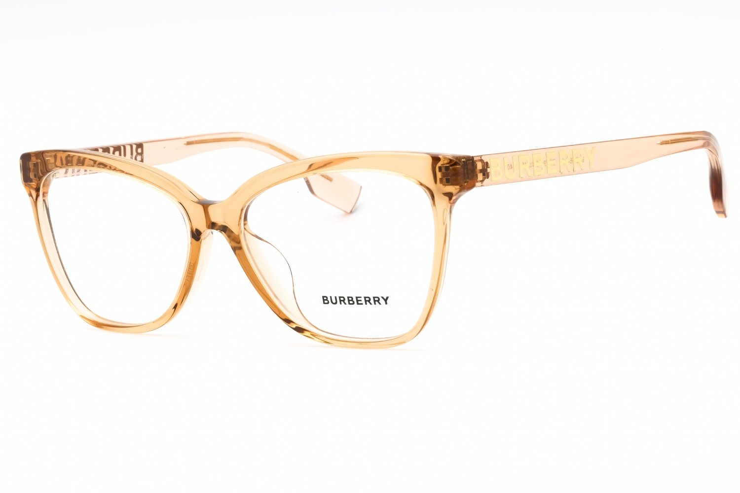Burberry 0BE2364F Transparent Brown/Clear demo lens 3779 54-15-140 MM
