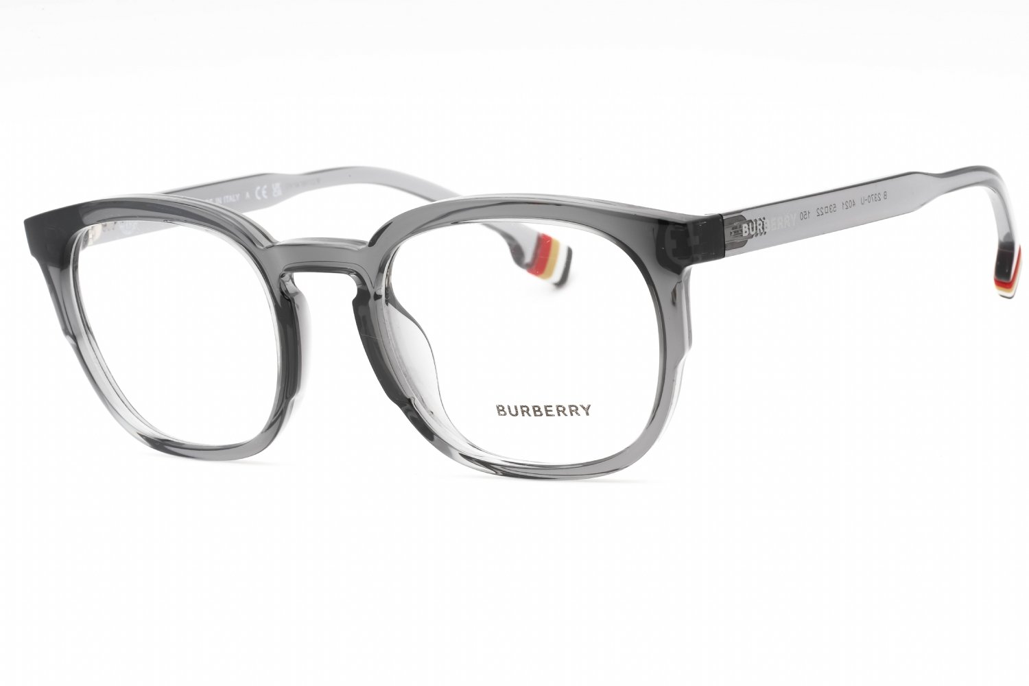 Burberry 0BE2370U Transparent GreyClear demo lens 4021 53-22-150 MM