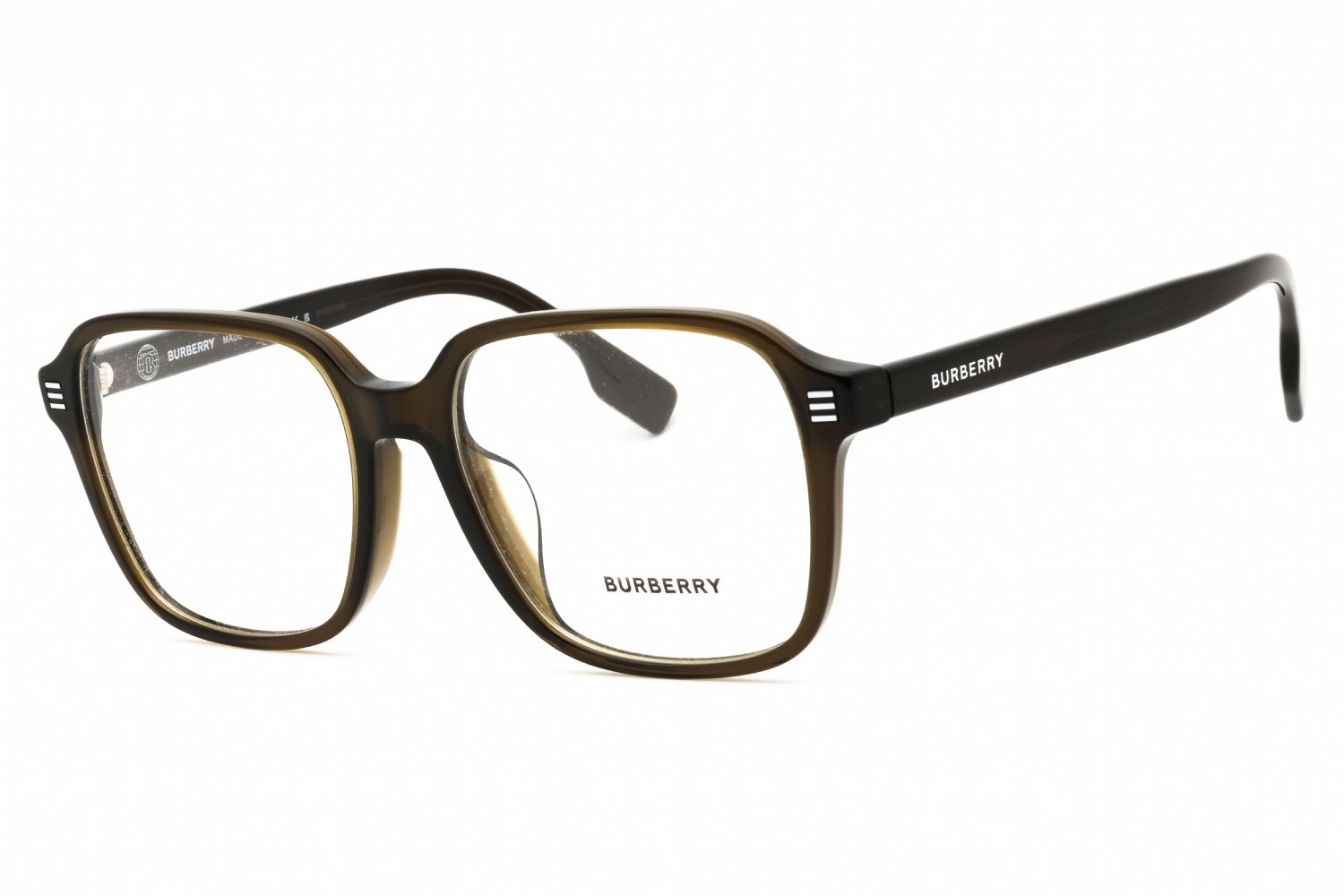Burberry 0BE2372D Transparent Olive Green/clear demo lens 3010 55-17-150 MM