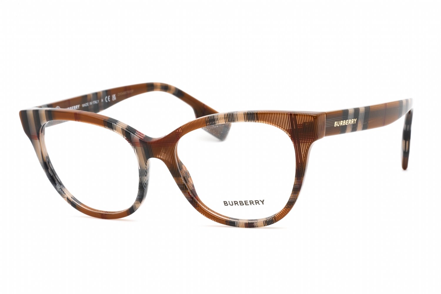 Burberry 0BE2375 Check Brown / Clear Lens 3966 53X17X140