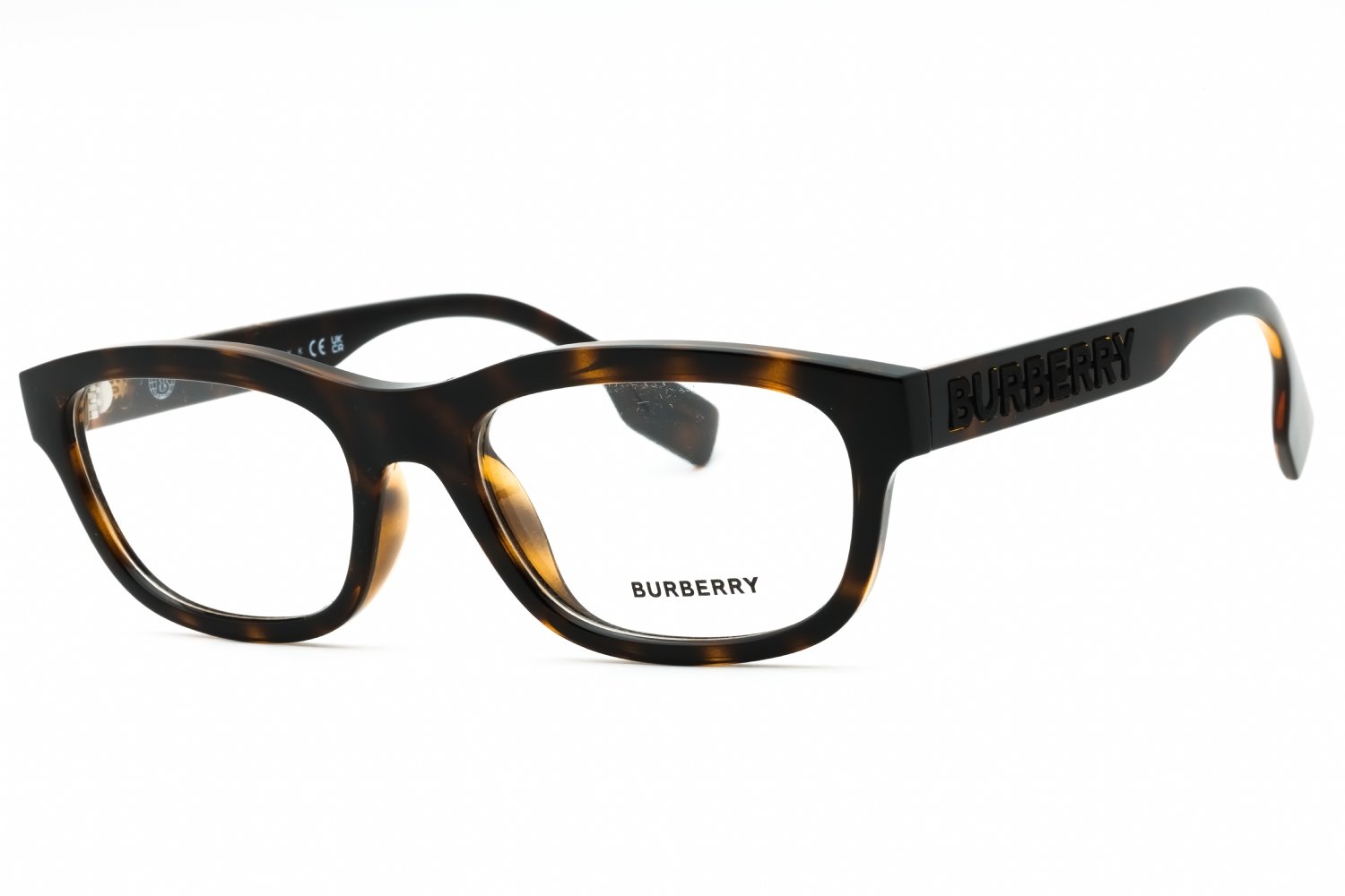 Burberry 0BE2385U Dark Havana/clear demo lens 3002 54-19-145 MM