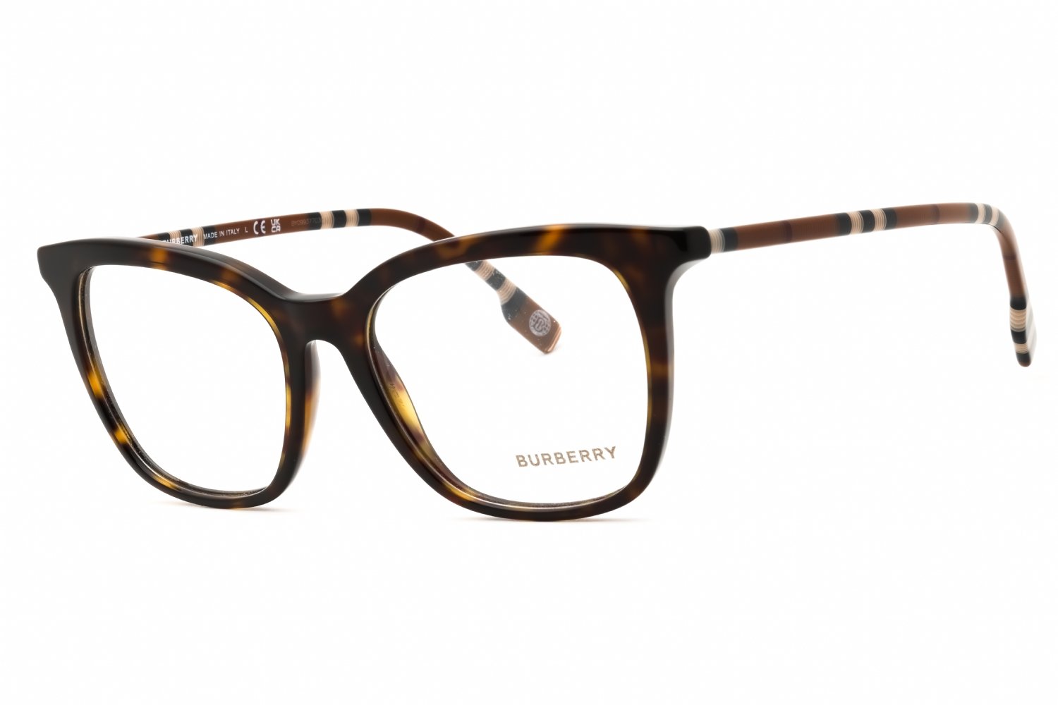 Burberry 0BE2390 Dark Tortoise/Clear demo lens 4017 52-17-140 MM
