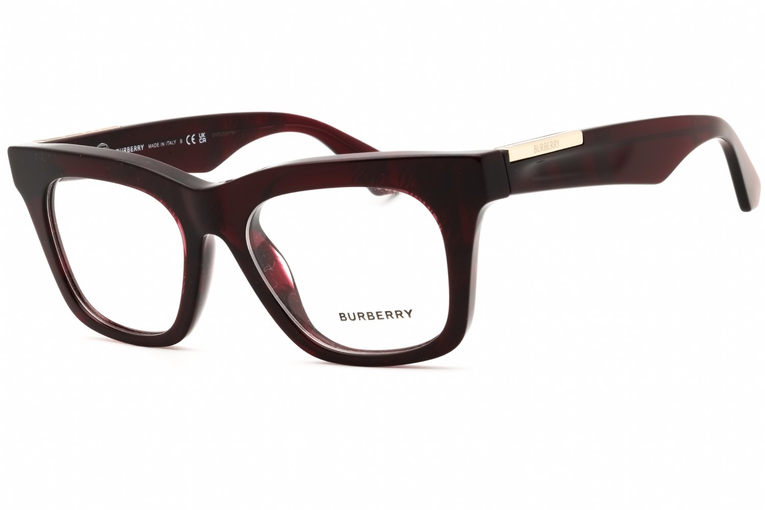 Burberry 0BE2407 Checkered Red/Clear demo lens 4115 49-18-140 MM