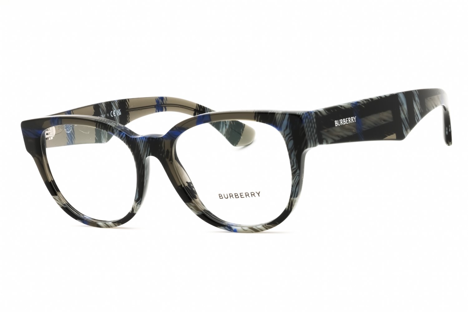 Burberry 0BE2410 Check lichen/Clear demo lens 4147 51-17-140 MM