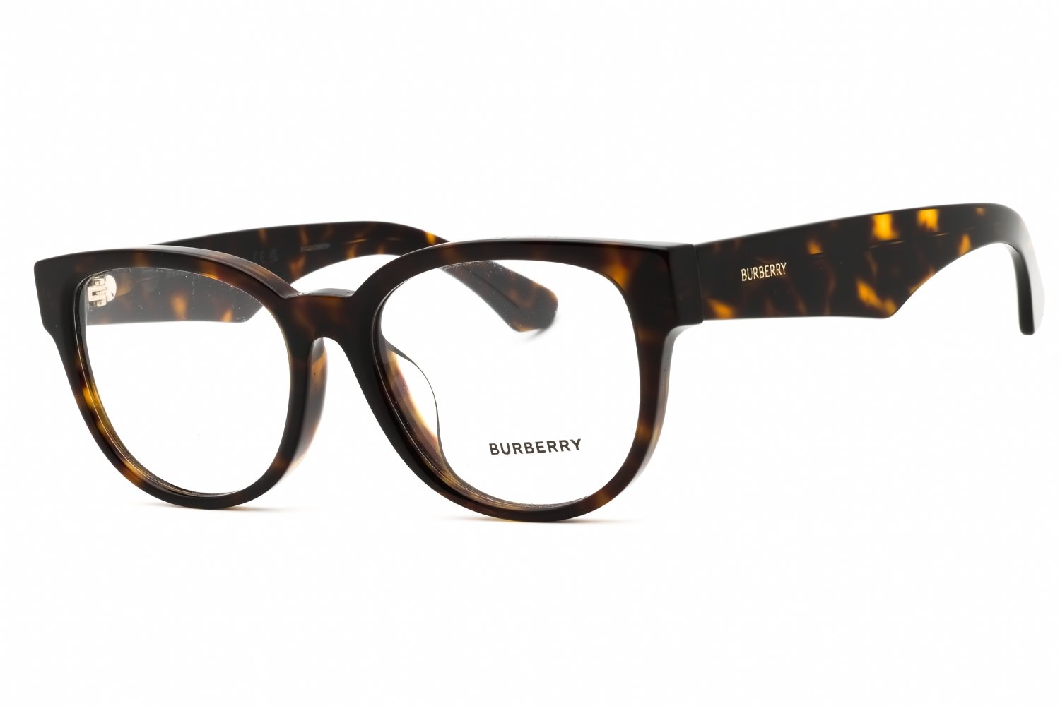 Burberry 0BE2410F Dark Havana/Clear demo lens 3002 53-17-140 MM