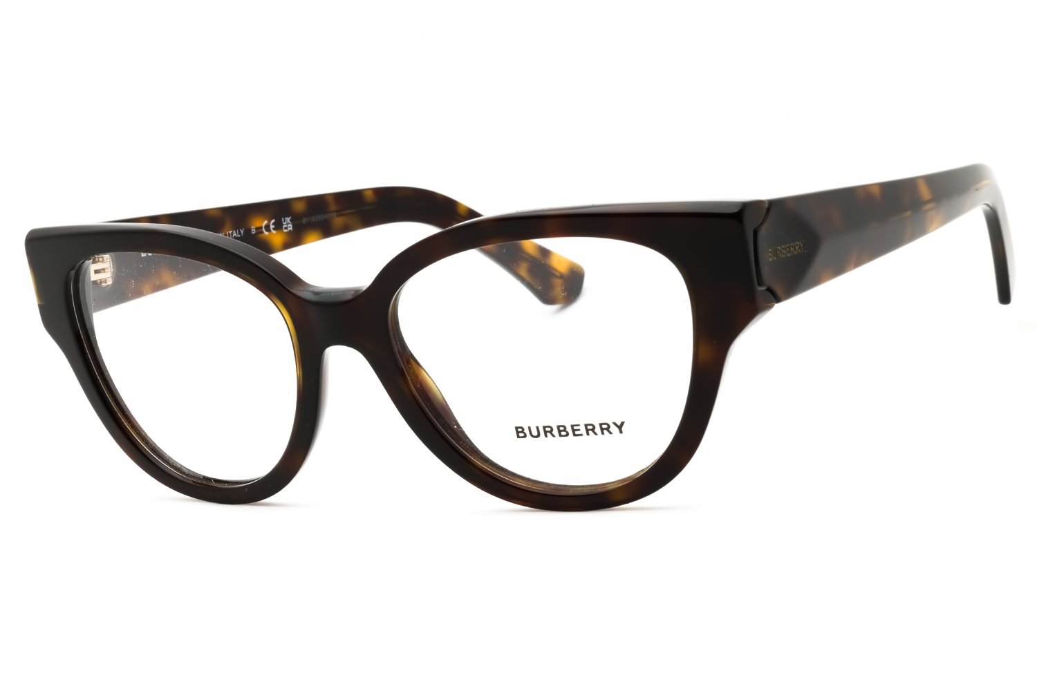 Burberry 0BE2421 dark havana/clear demo lens 3002 51-17-140 MM