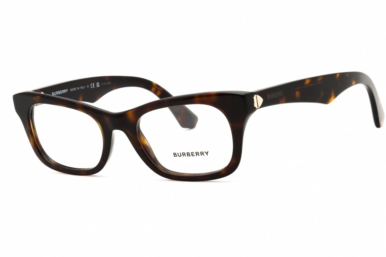 Burberry 0BE2422 dark havana/clear demo lens 3002 50-19-145 MM