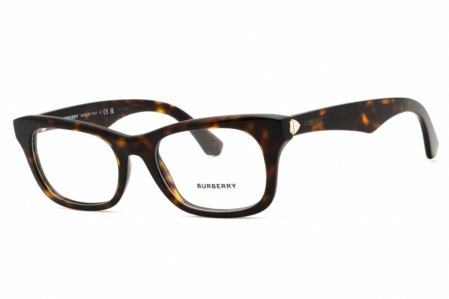Burberry 0BE2422 dark havana/clear demo lens 3002 52-19-145 MM