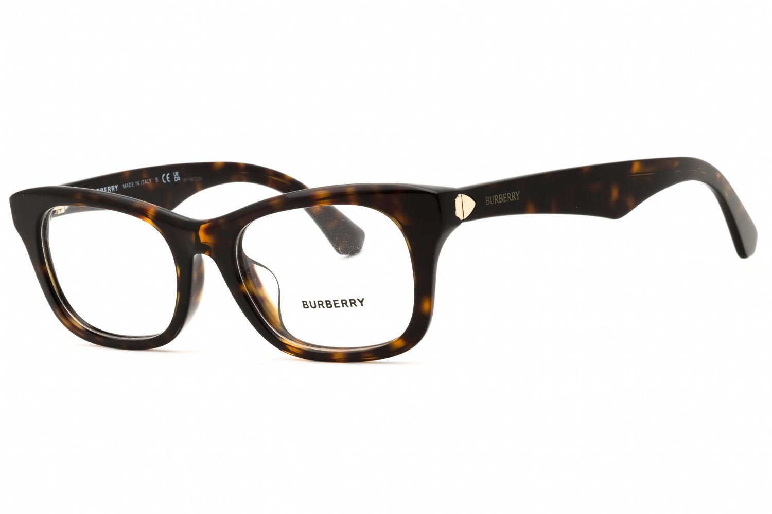 Burberry 0BE2422F dark havana/clear demo lens 3002 52-19-145 MM