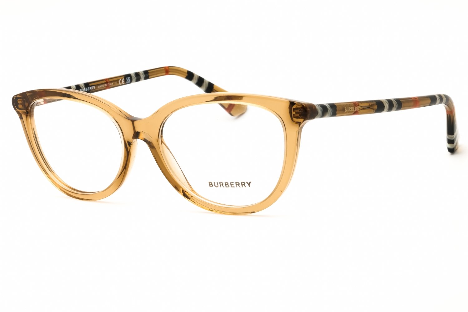 Burberry 0BE2431 BEIGE/clear demo lens 4164 54X17X140