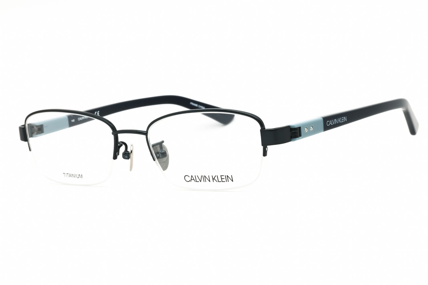 Calvin Klein CK18300A SHINY NAVY/Clear demo lens 410 52-17-140 MM