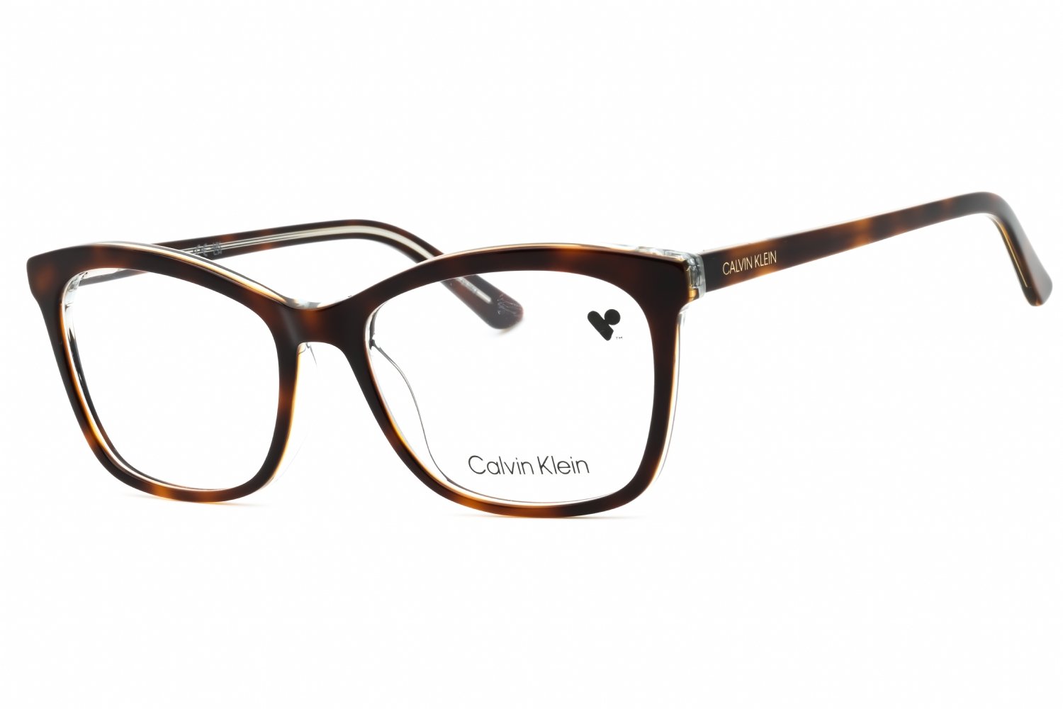 Calvin Klein CK19529 SOFT TORTOISE/LIGHT BLUE/Clear demo lens 251 54-17-140 MM