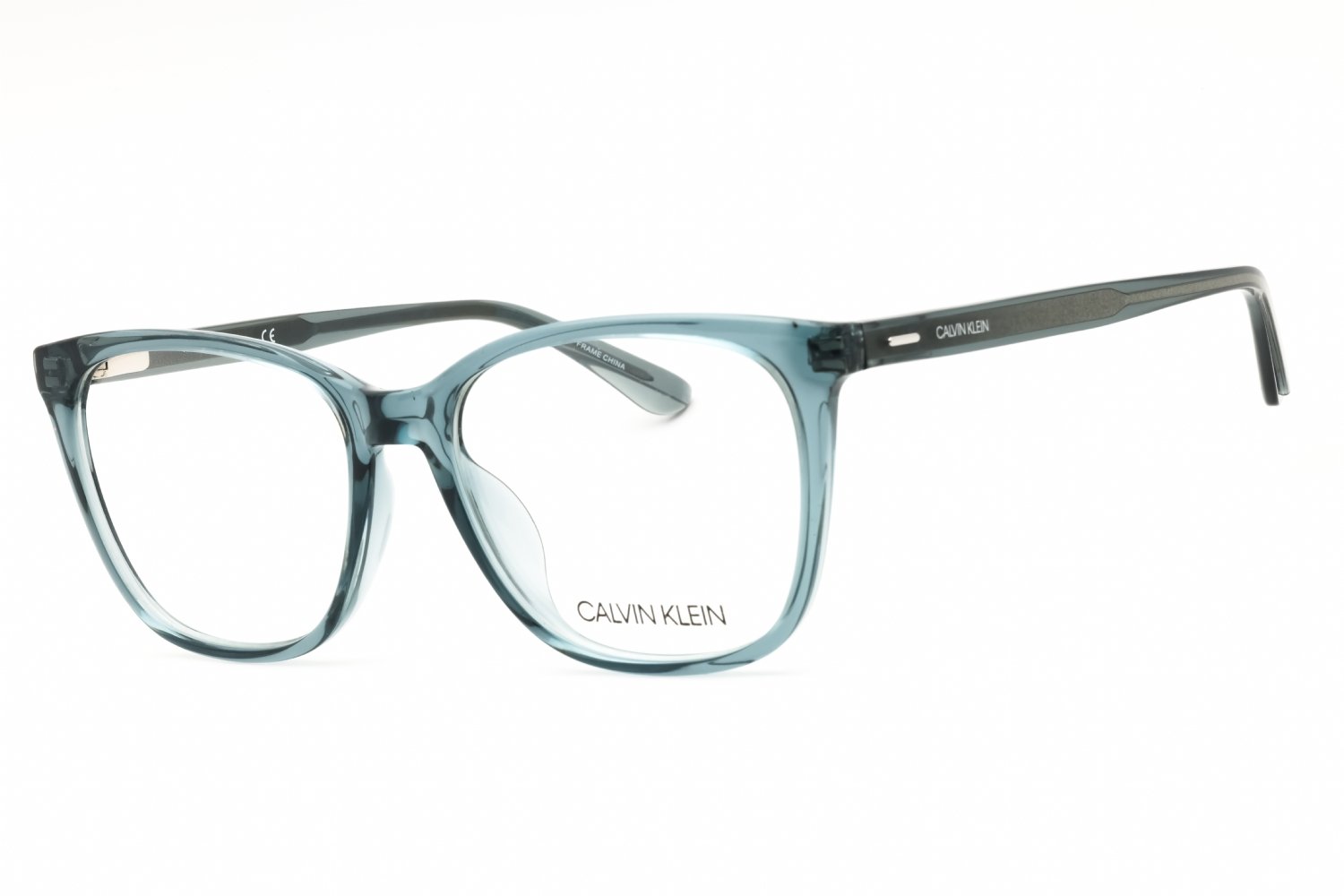 Calvin Klein CK20525 CRYSTAL TEAL/clear demo lens 429 53-16-140 MM