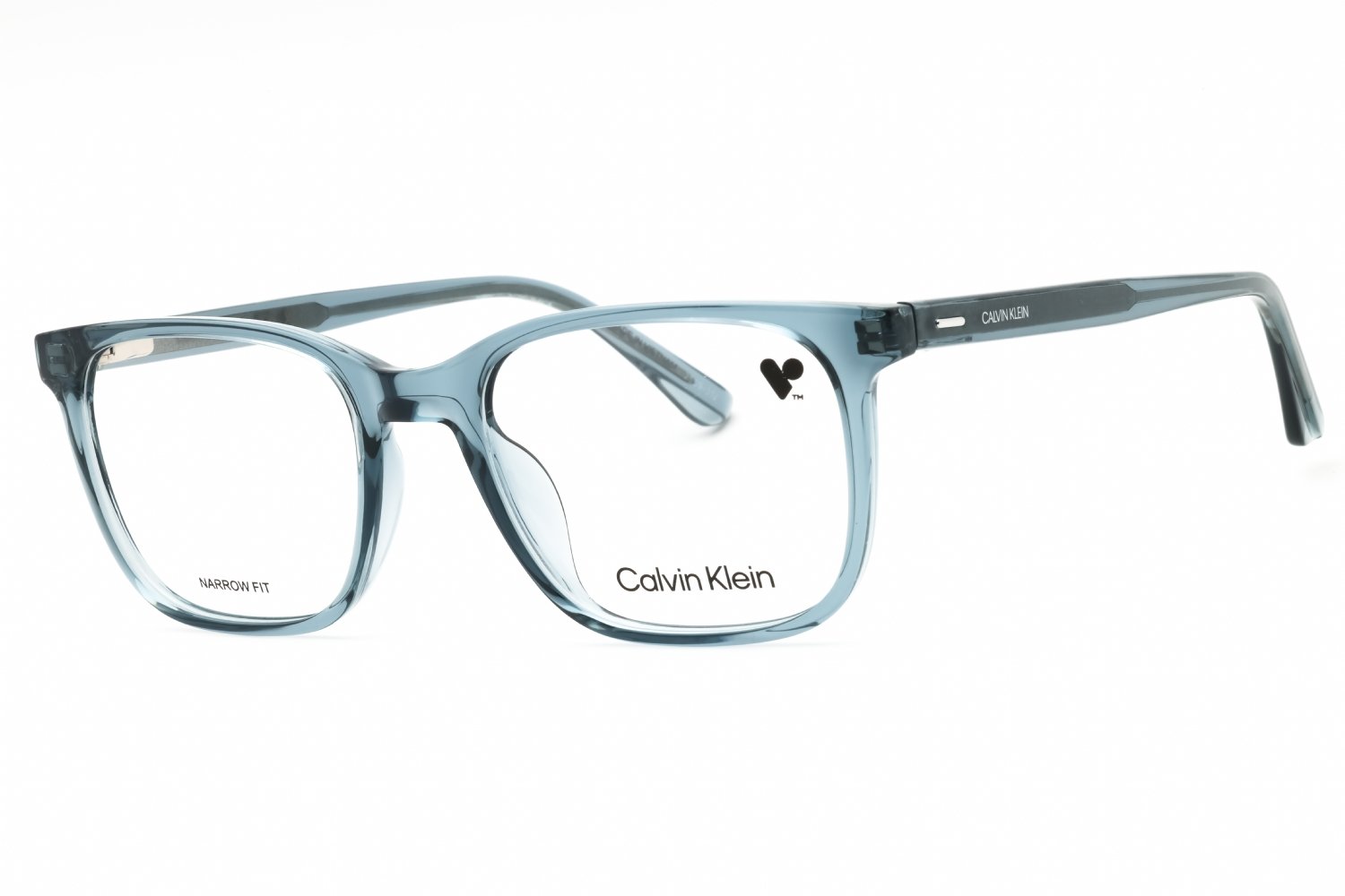 Calvin Klein CK21500 CRYSTAL TEAL /Clear demo lens 429 52-19-145 MM