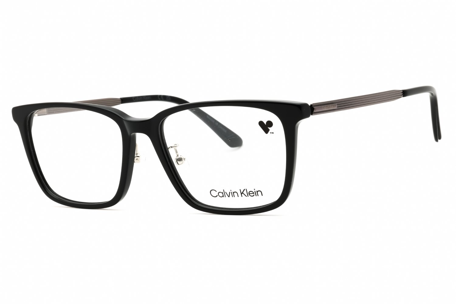 Calvin Klein CK21534A BLACK/clear demo lens 001 55-17-140 MM