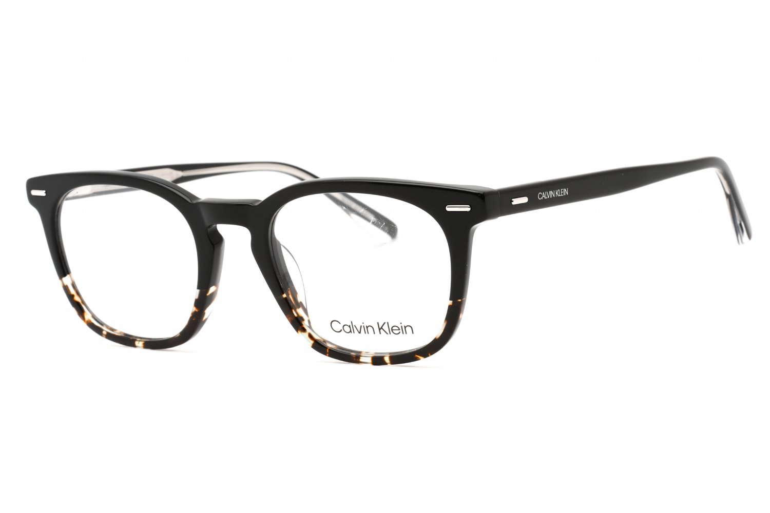 Calvin Klein CK21711 BLACK/MINT TORTOISE/Clear demo lens 034 50-21-145 MM