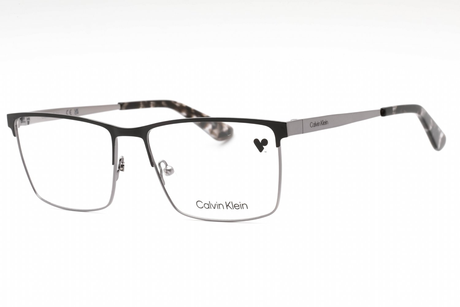 Calvin Klein CK22102 Black Gunmetal / Clear 001 57-17-145 MM