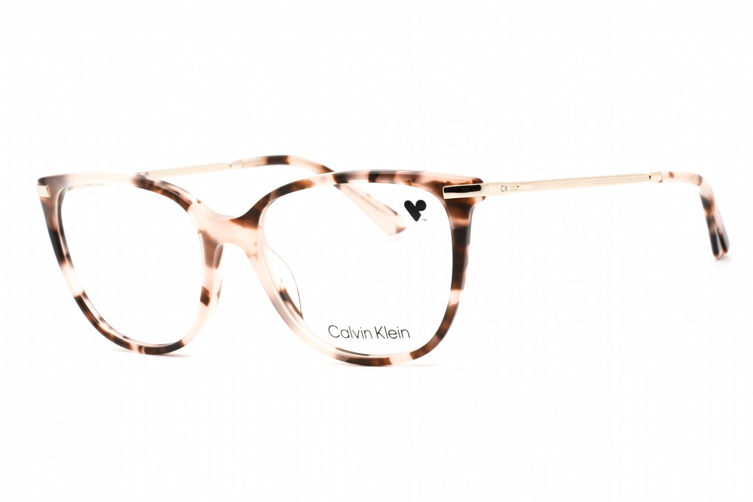 Calvin Klein CK22500 ROSE TORTOISE/Clear demo lens 663 54X16X140