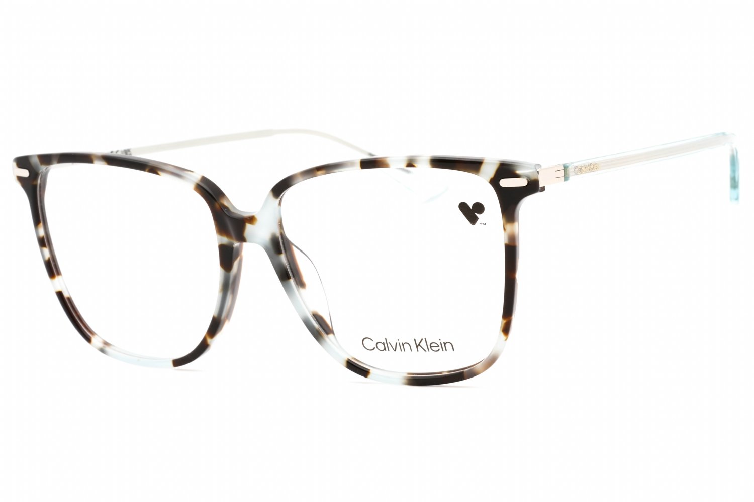Calvin Klein CK22543N AQUA TORTOISE/Clear demo lens 444 56-15-140 MM