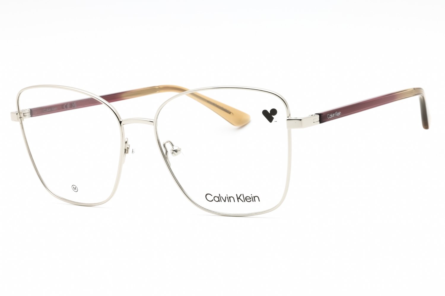 Calvin Klein CK23128 SILVER/Clear demo lens 045 55-16-140 MM