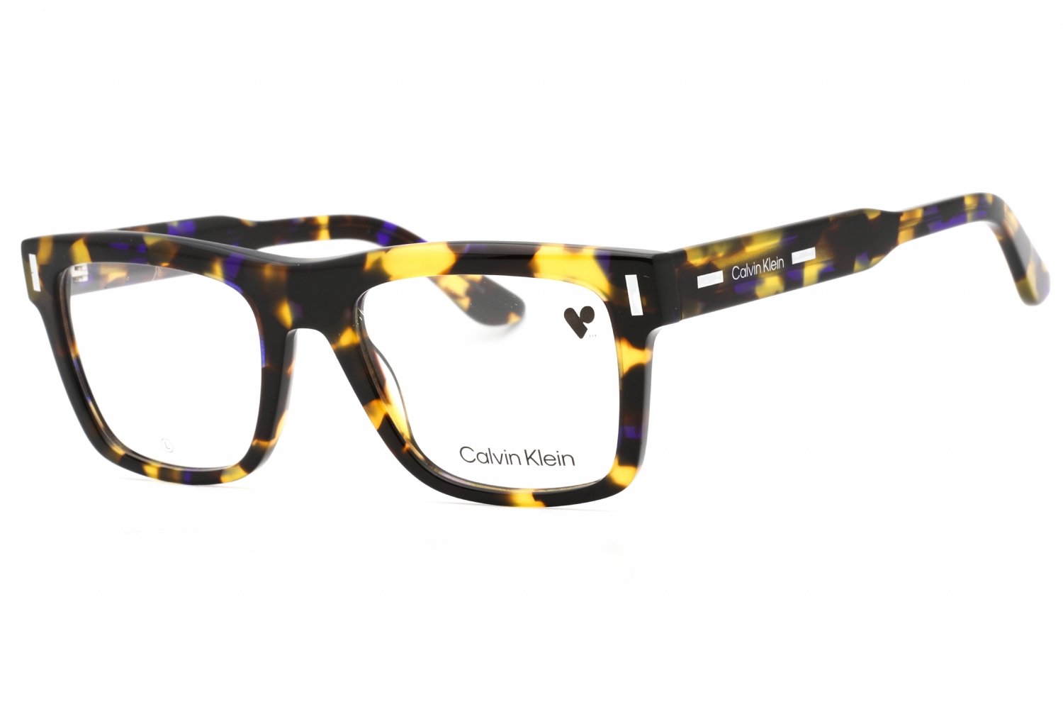 Calvin Klein CK23519 BROWN BLUE HAVANA/Clear demo lens 218 52-20-145 MM