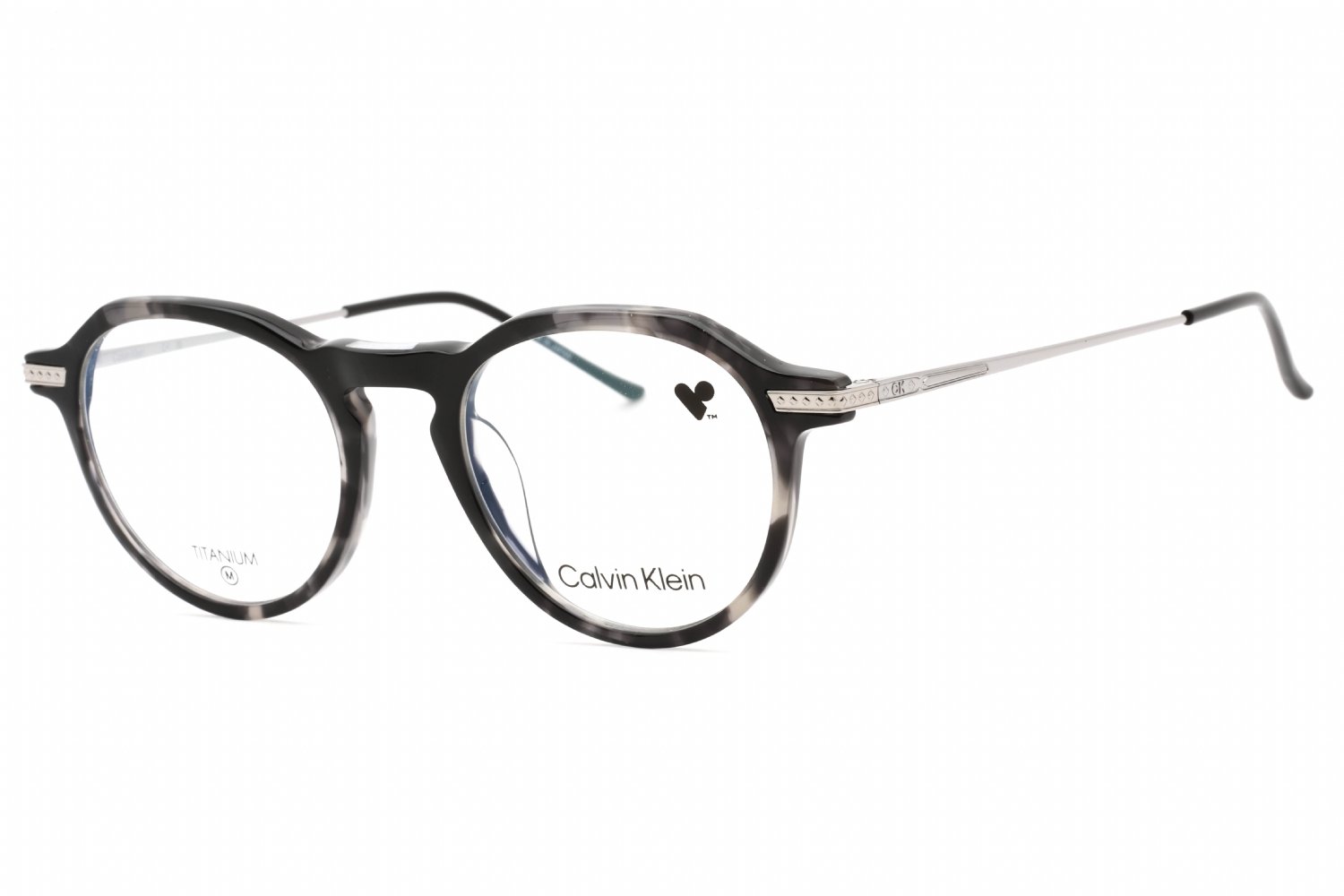 Calvin Klein CK23532T GREY HAVANA / Clear demo lens 025 48-19-145 MM