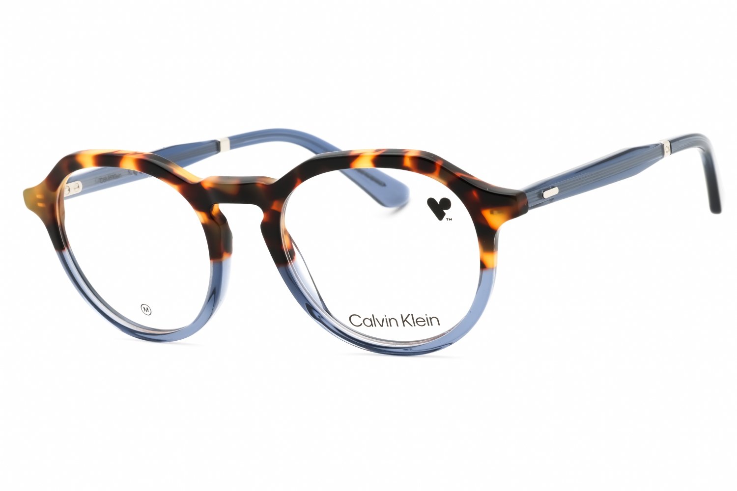 Calvin Klein CK23546 HAVANA/BLUE/clear demo lens 232 49-19-145 MM