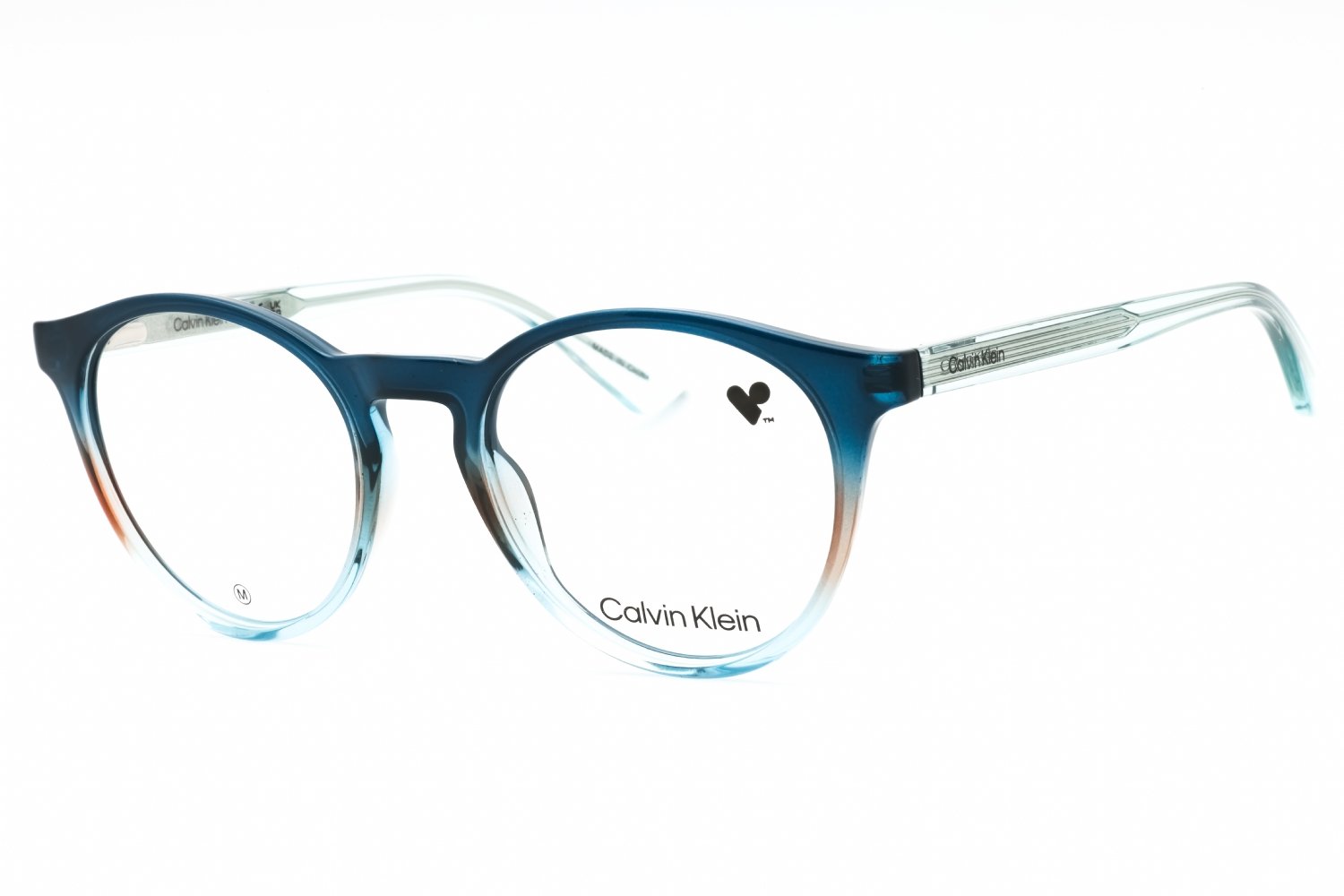 Calvin Klein CK23549 BLUE/NUDE/AZURE/Clear demo lens 411 50-19-145 MM