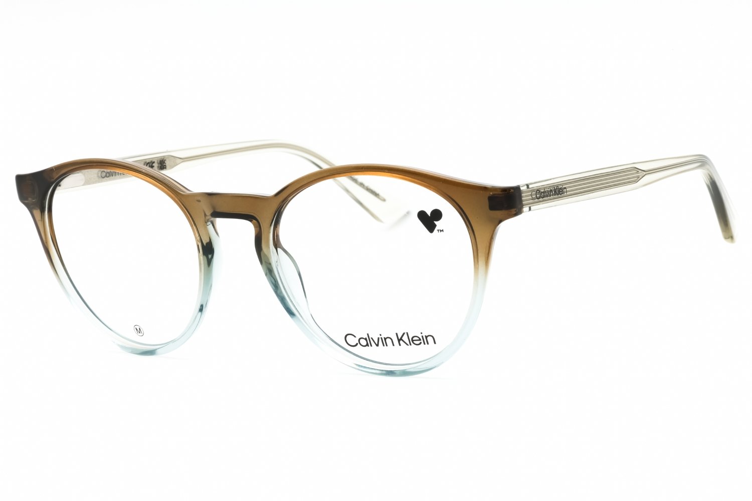Calvin Klein CK23549 KHAKI/AZURE/Clear demo lens 342 50-19-145 MM