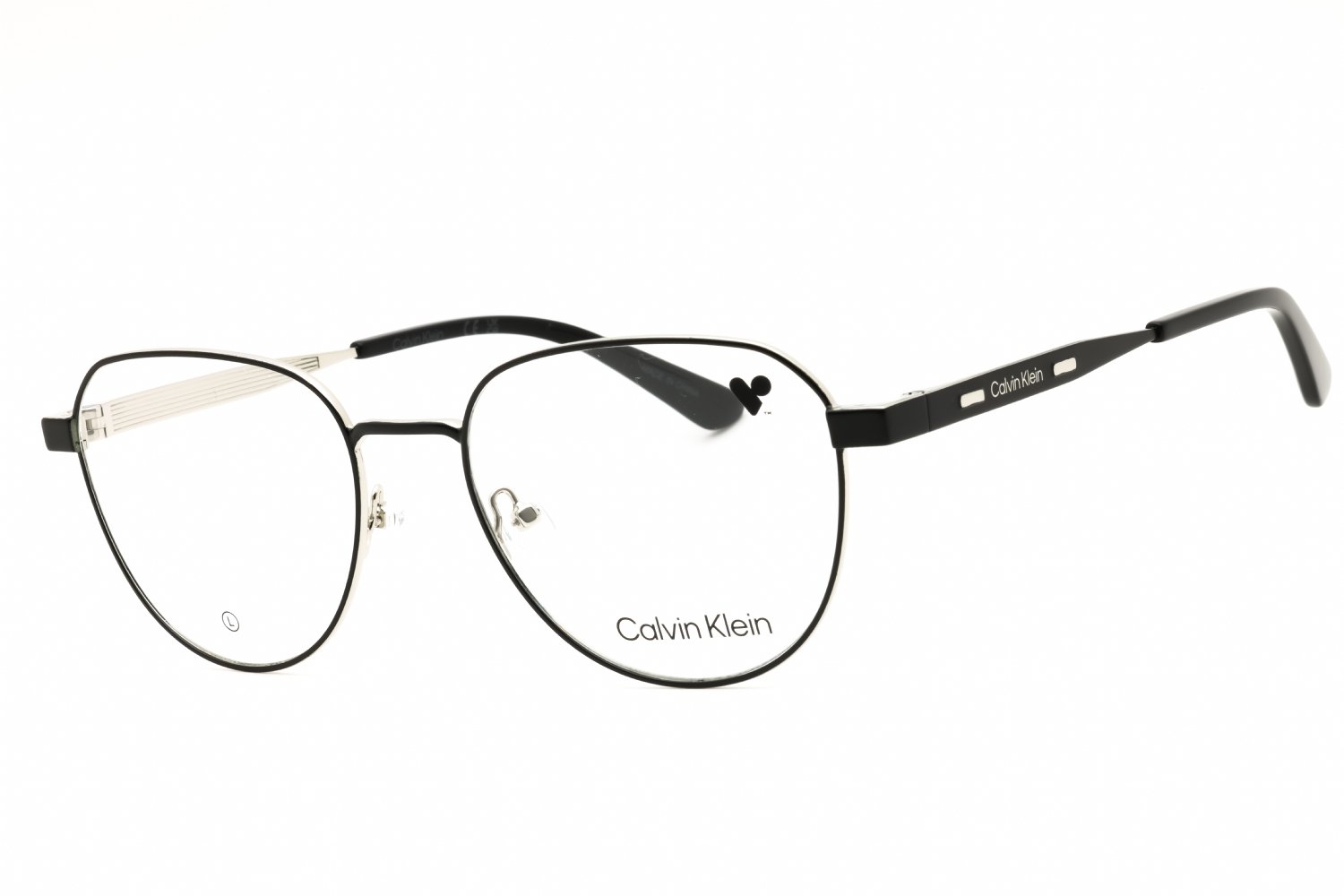Calvin Klein CK25107 MATTE BLACK/Clear demo lens 002 54X19X145