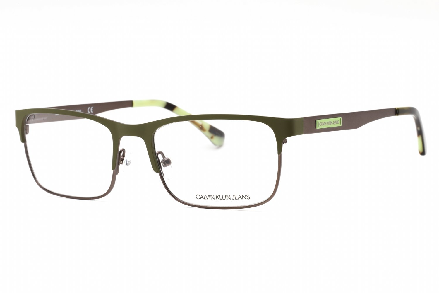 Calvin Klein Jeans CKJ178 OLIVE/Clear demo lens 306 54-18-0 MM