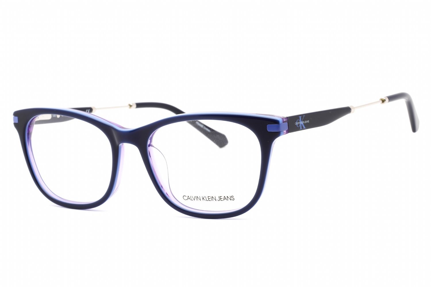 Calvin Klein Jeans CKJ18706 NAVY/PURPLE/Clear demo lens 408 52-17-140 MM