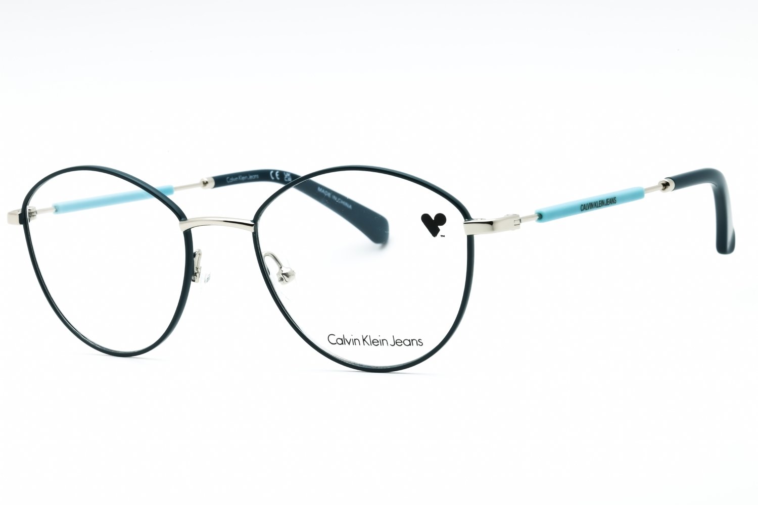 Calvin Klein Jeans CKJ19107 TEAL/Clear Demo Lens 432 52-19-0 MM
