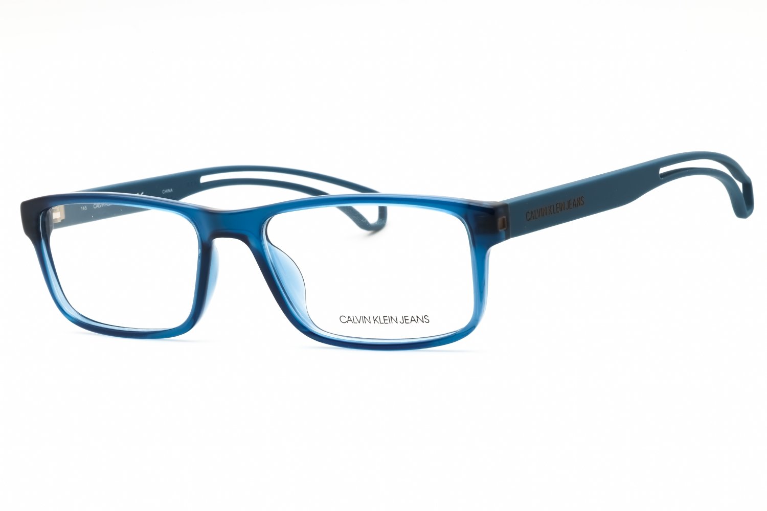 Calvin Klein Jeans CKJ19509 CRYSTAL BLUE/clear demo lens 400 55-17-145 MM