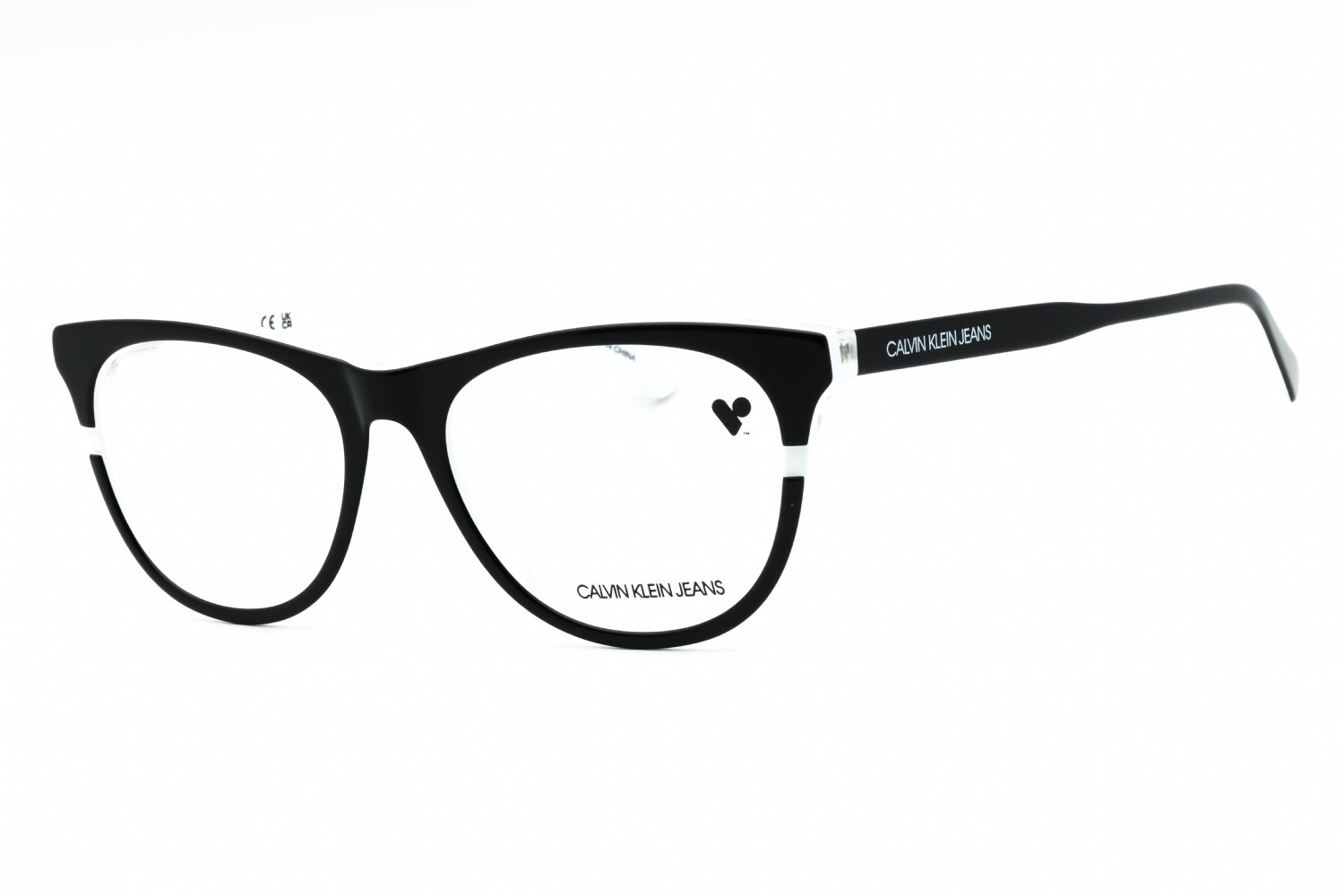 Calvin Klein Jeans CKJ20641 BLACK/WHITE/Clear demo lens 073 53-17-140 MM