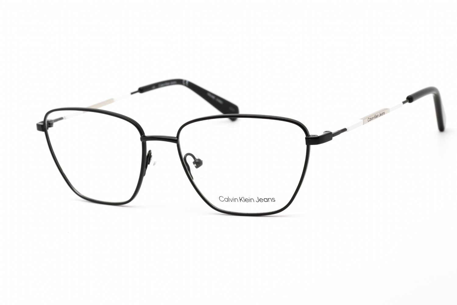 Calvin Klein Jeans CKJ21221 BLACK / Clear demo lens 001 53-16-0 MM