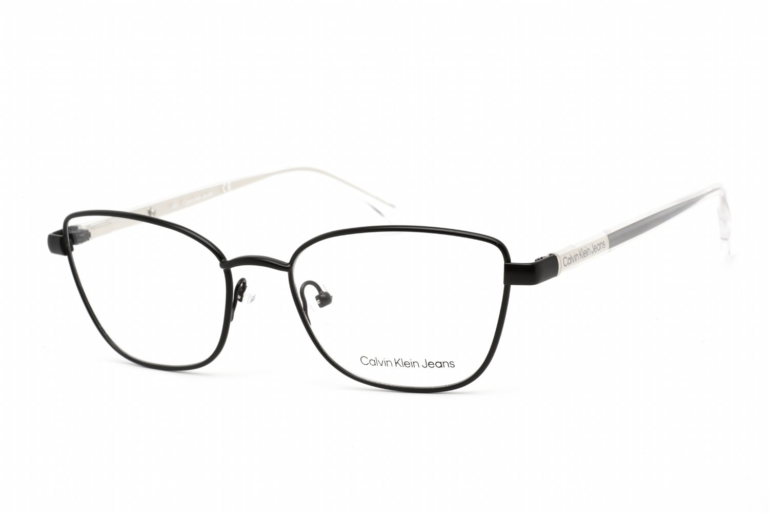 Calvin Klein Jeans CKJ21224 MATTE BLACK / clear demo lens 002 53-18-0 MM