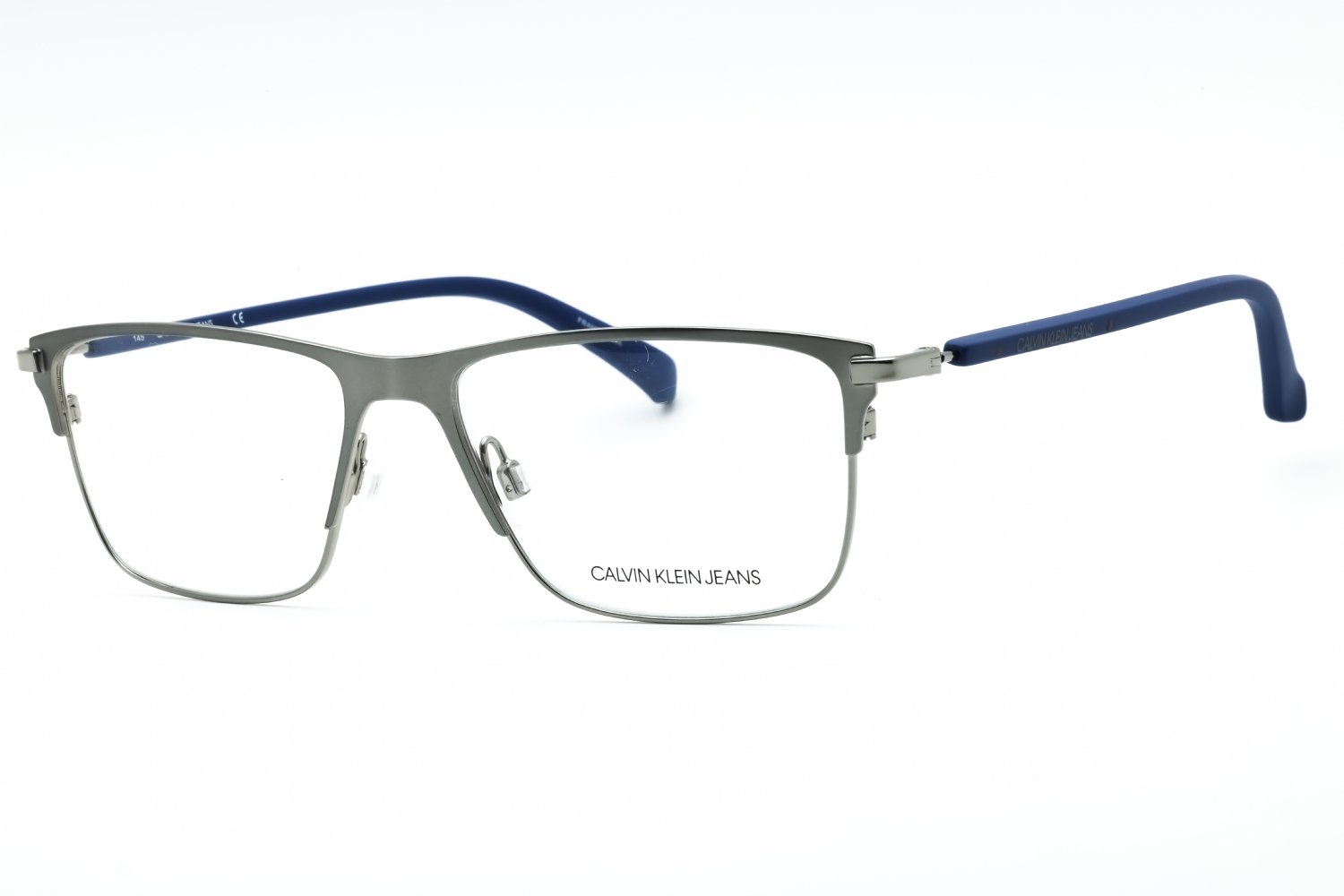 Calvin Klein Jeans CKJ21400 SATIN GUNMETAL/Clear Demo Lens 008 54-16-0 MM