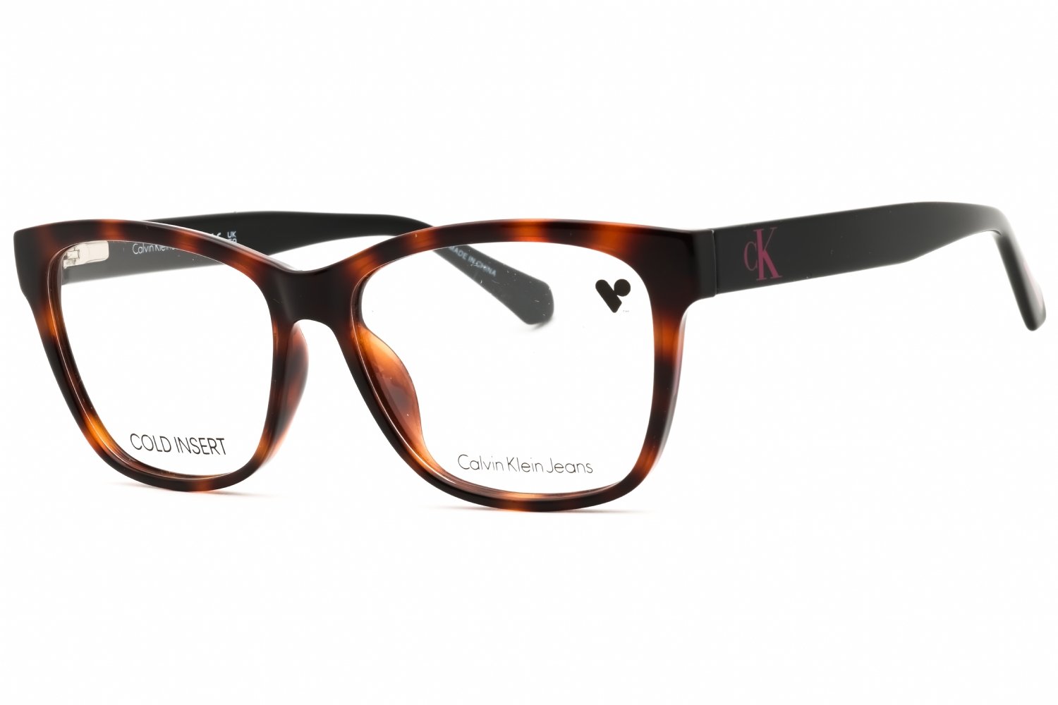 Calvin Klein Jeans CKJ21638 TORTOISE/Clear demo lens 240 53-14-140 MM