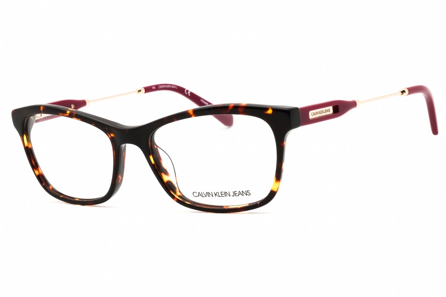 Calvin Klein Jeans CKJ21800 DARK TORTOISE/Clear Demo Lens 235 51-16-140 MM
