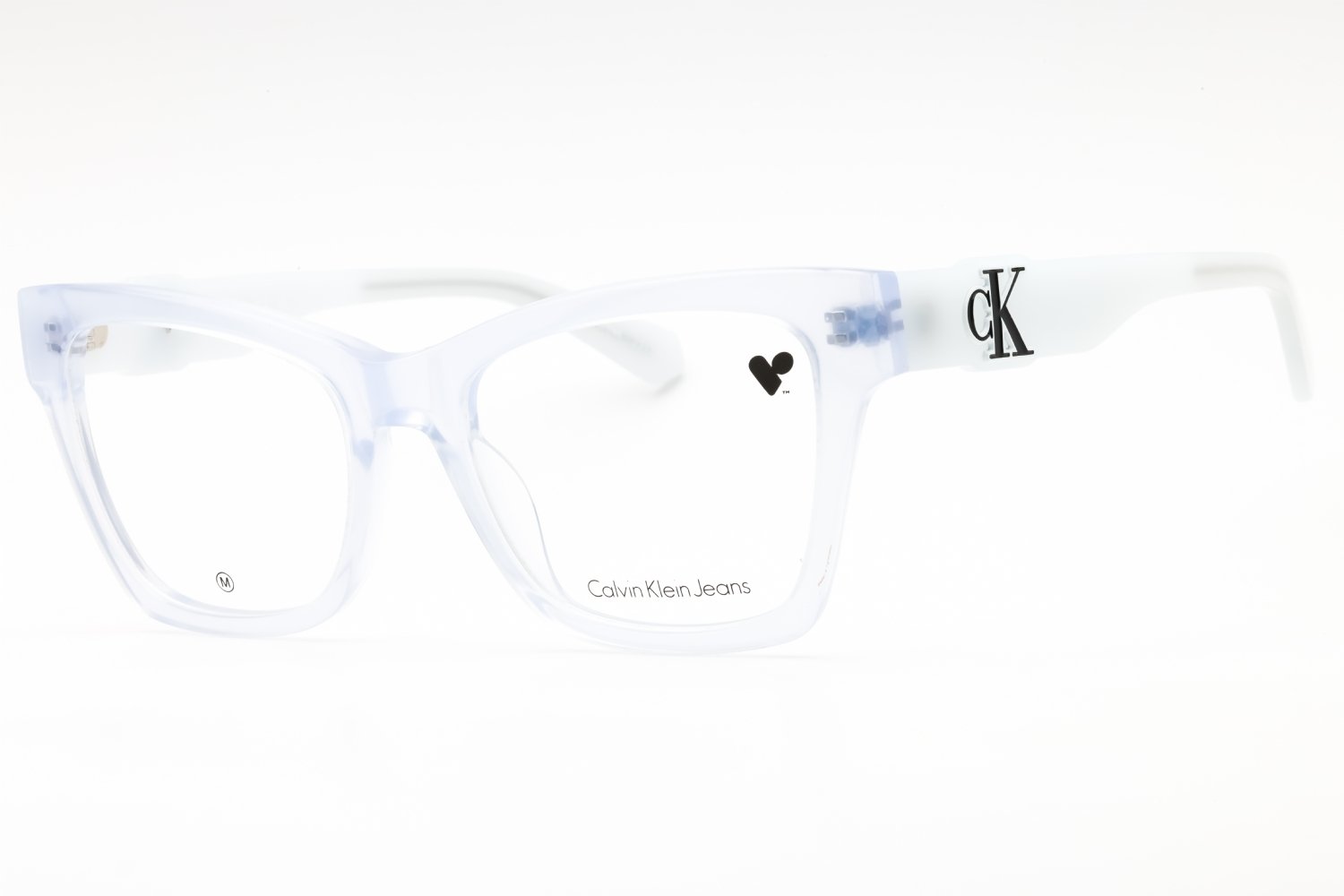 Calvin Klein Jeans CKJ23646 WHITE/Clear demo lens 100 52-18-140 MM