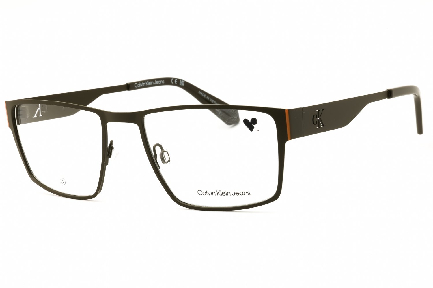 Calvin Klein Jeans CKJ24208 KHAKI/clear demo lens 309 57X20X145