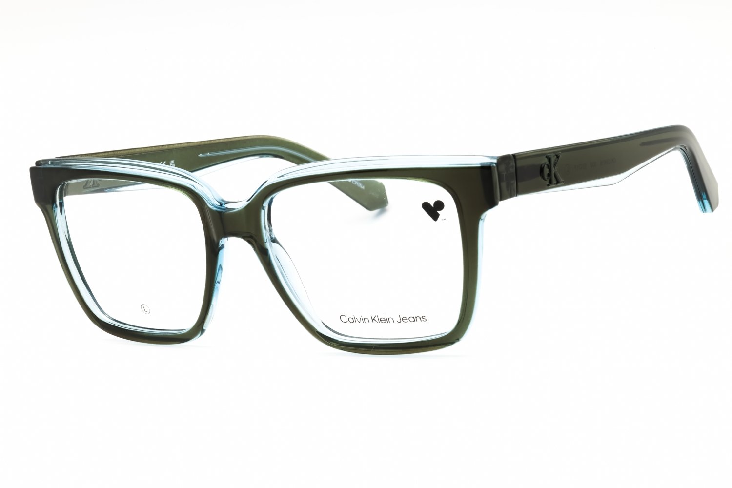 Calvin Klein Jeans CKJ24619 GREEN/Clear demo lens 300 53-17-145 MM