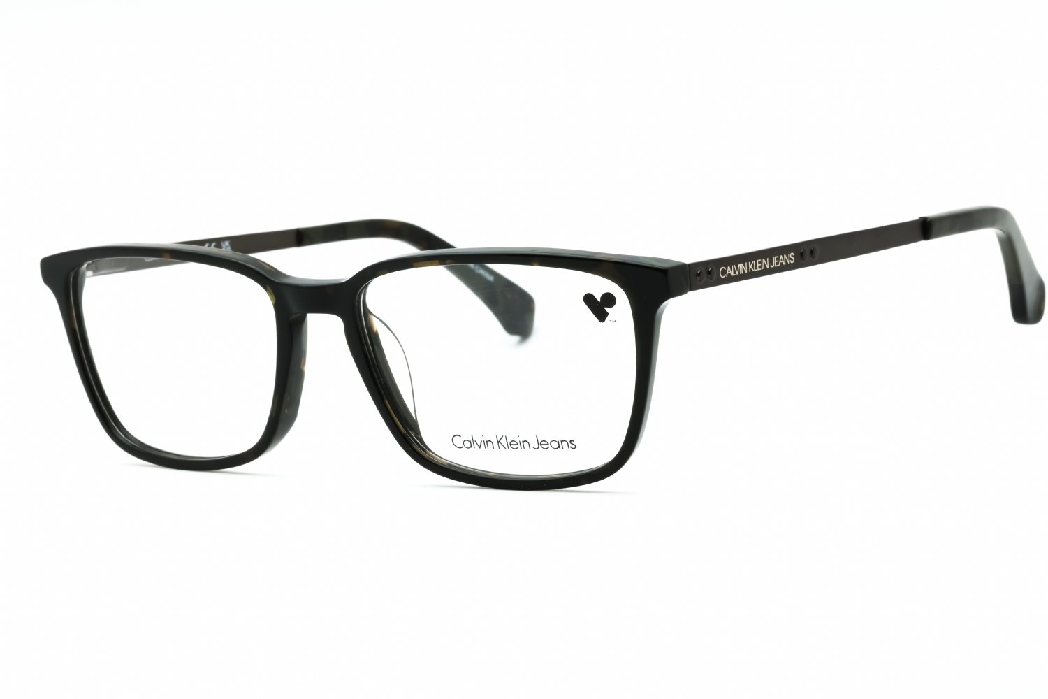Calvin Klein Jeans CKJ526 OLIVE TORT/Clear demo lens 313 53-16-140 MM