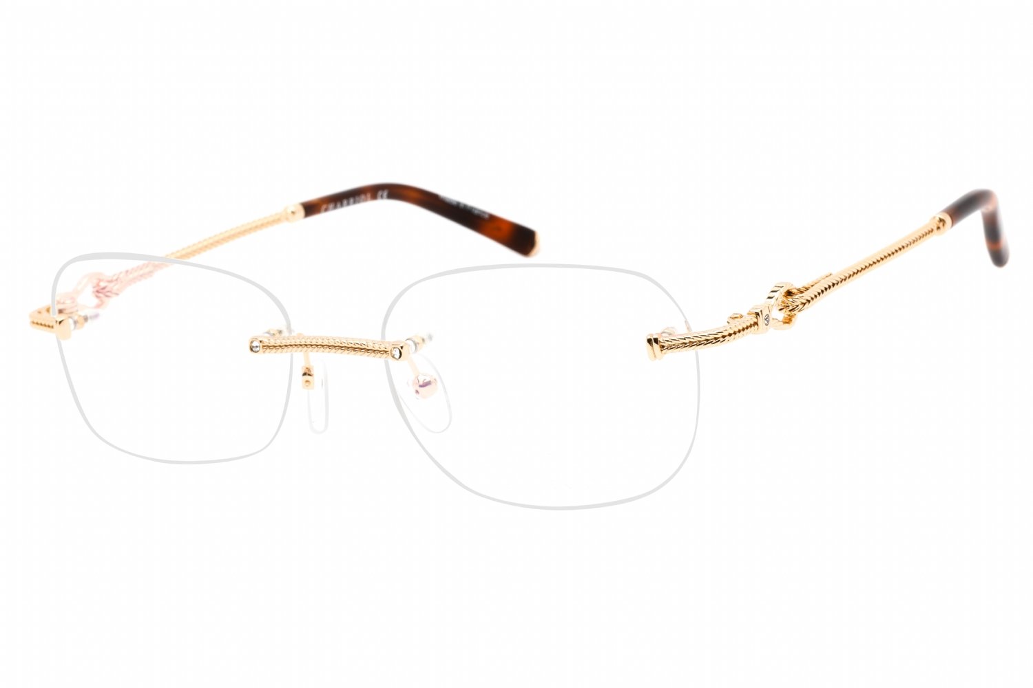 Charriol PC71046 Shiny Gold / Clear Lens C01 54-17-0 MM