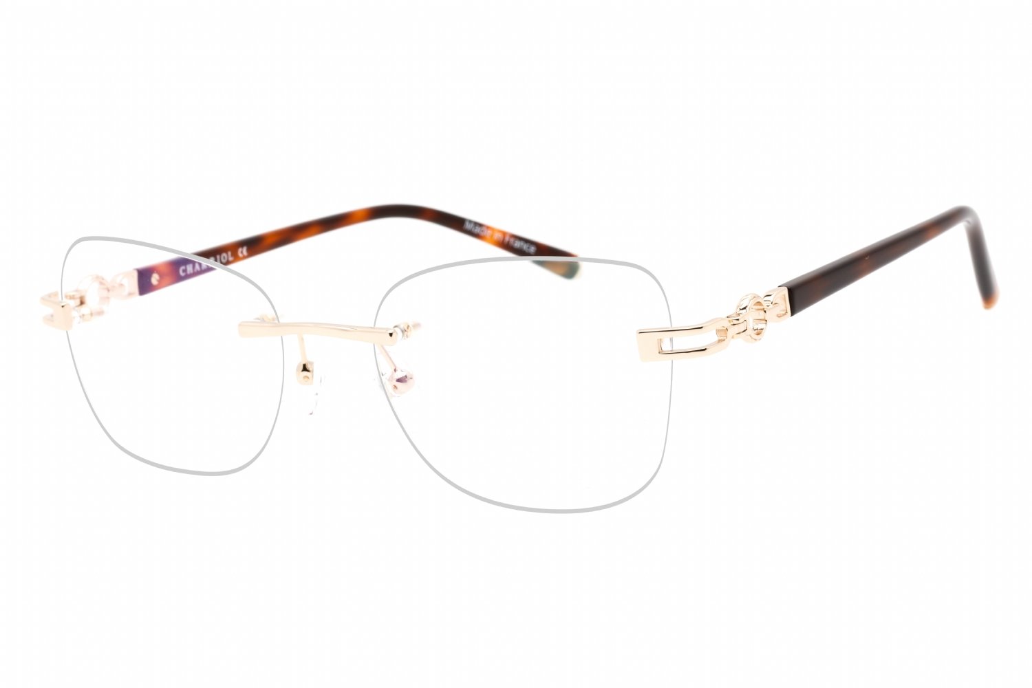 Charriol PC71051 Shiny Gold / Clear Lens C01 54-18-135 MM