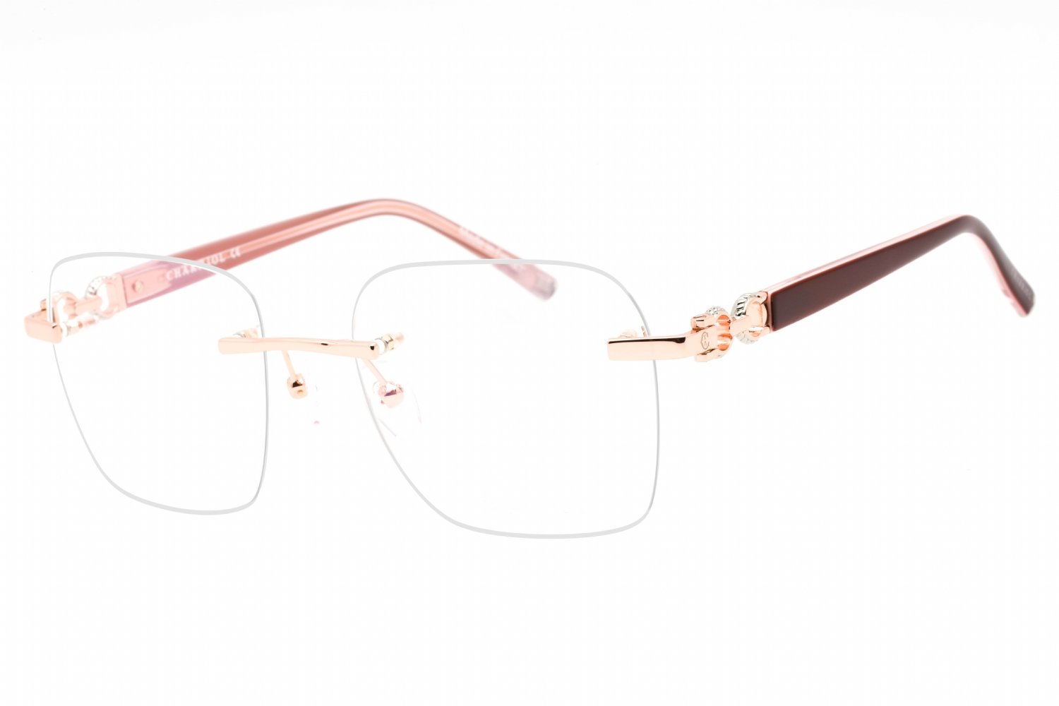 Charriol PC71057 Shiny Pink Gold/Silver / Clear Lens C03 53-18-135 MM