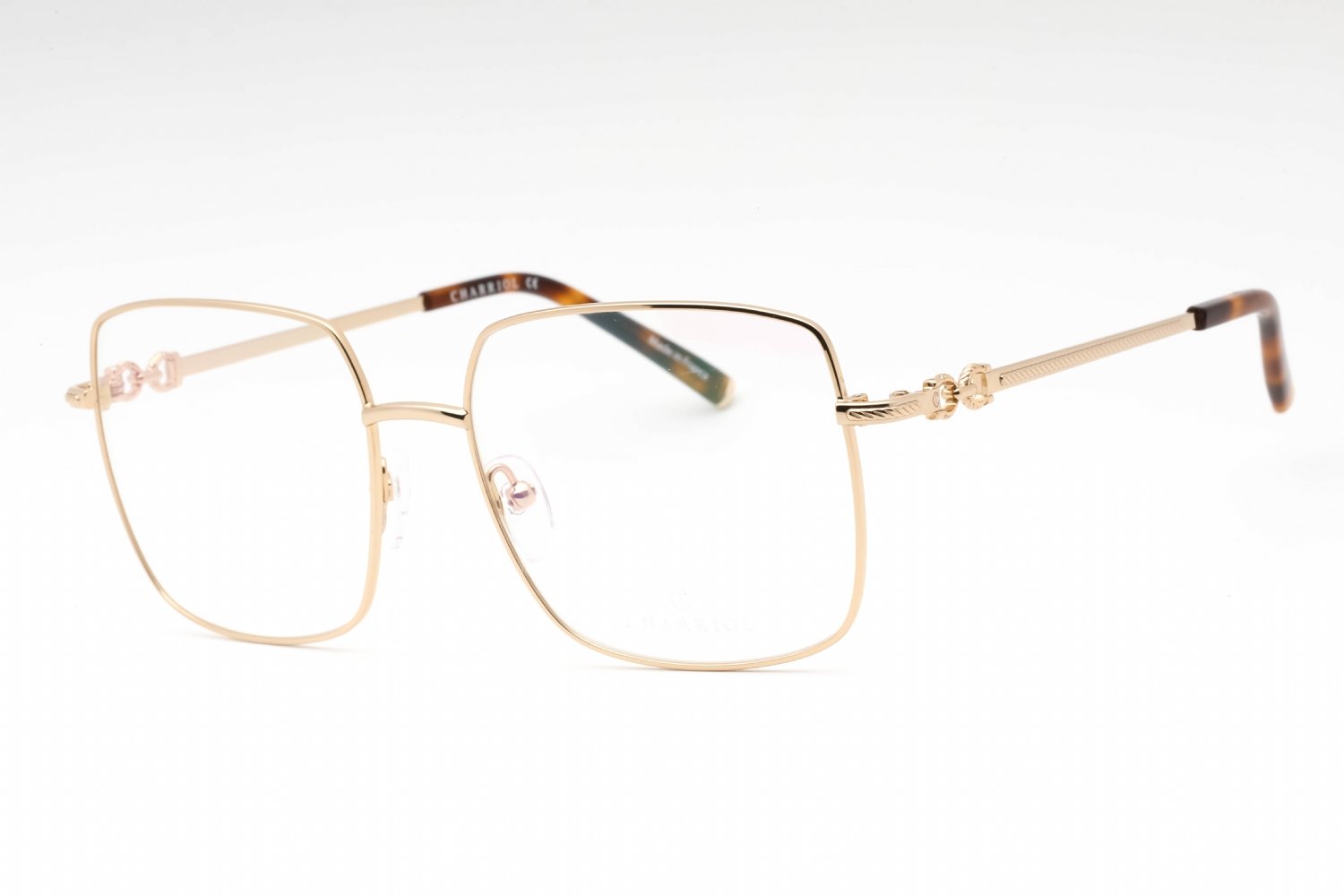 Charriol PC71071 Shiny Gold/Tortoise / Clear demo lens C01 54-17-0 MM