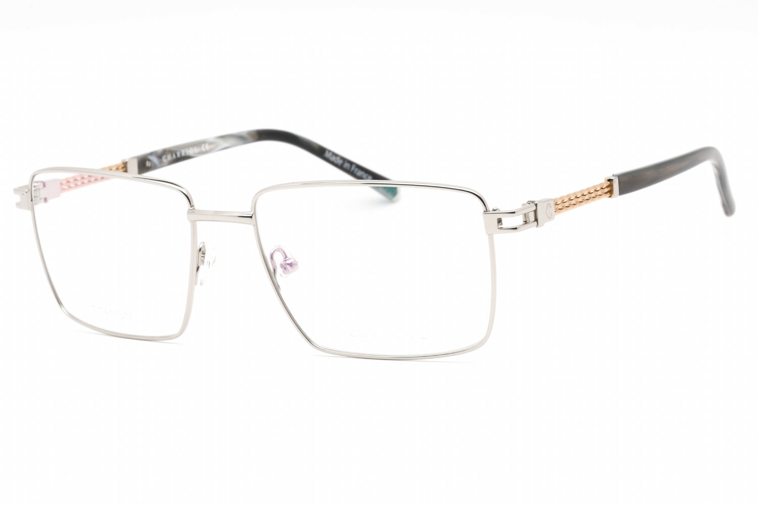 Charriol PC75093 Shiny Silver/Gold / Clear Lens C02 56-17-0 MM