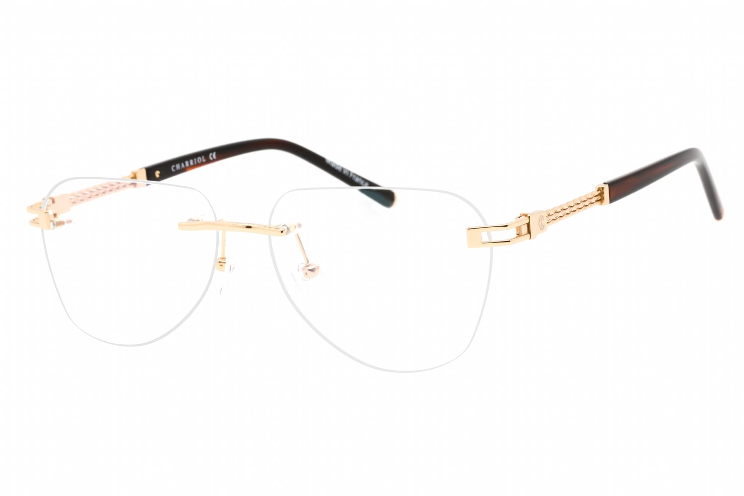 Charriol PC75095 Shiny Gold / Clear Lens C01 56-18-0 MM